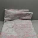 Washable Area Rugs 5'x7' Non-Slip Modern Abstract Soft for Living Room Entryway Bedroom Nursery, Print Pattern, Grey Pink