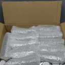 Nuogo 100 Pack 1.5oz Mini Hexagon Glass Jars Bulk for Wedding Small Honey Jars with Lids for Spice Canning Mason Gifts Candy Honey Wedding Party Favors DIY Crafts(Silver)