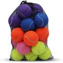 SHYUJAJIE Tennis Balls, 17 Pack Training Tennis Balls,High Elasticity Practice Tennis for Beginner, Exercise Playing Balls for Pet Dog