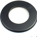 3.0 Inch ABS Wall Split Flange Self-Adhesive Tape Round Escutcheon Plate Cover for Water Pipe Faucet Decoration Accessories