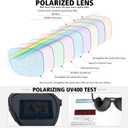 STORYCOAST Polarized Aviator Sunglasses for Men Women Classic Retro Aviators Sports Driving Running Sun Glasses (3pack-black+black+black)