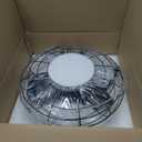 ZMISHIBO Outdoor Ceiling Fans with Light for Patios,Waterproof Gazebo Fan with Remote Control Smart App,3CCT Dimmable,Plug in Caged Ceiling Fan with Pull Chain for Porch Pergola,Black