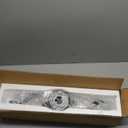 Modern LED Bathroom Vanity Lights, 24inch Dimmable Black Bathroom Lighting Fixture Over Mirror 15W Spiral Design LED Wall Light Fixtures 6000K