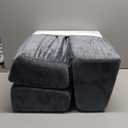 Foot Rest for Under Desk at Work, Adjustable Footrest for Office Chair & Gaming Chair,Ergonomic Footrest Pillow Desk Foot Stool with Washable Cover for Home, Airplane, Travel (Gray)