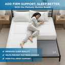 Meliusly Heavy Duty Bunkie Board Queen Size (60x80) - Non-Slip Breathable Bed Support Board for Slatted Bed Frame, Anti-Sag Under Bed Support, Noise Minimizing Moisture Resistant Bed Board