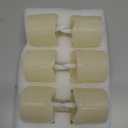 Homemory Flameless Votive Candles with Timer Remote, 2" x 2" Real Wax, 300+ Hour Realistic Black Wick Battery Operated Candles, Set of 6 for Wedding, Party and Holiday Decoration (Battery Included)