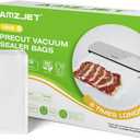 Vacuum Sealer Bags for Food, 200 Count, 8" x 10" Pre Cut Vacuum Seal Bags, BPA Free Embossed Food Saver Vacuum Sealer Bags for Freezer Storage, Meal Prep, Sous Vide, Heavy Duty Commercial Grade