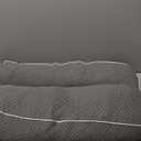 HOMBYS Shredded Memory Foam Knee Pillow for Side Sleepers, 6.5" Height Pillow Between Legs for Aligns Spine & Relieves Pressure Hip & Leg Elevation, Supportive Pillow for Pregnancy, Sciatica, Grey