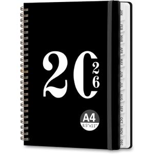 2026 Planner, Weekly and Monthly Calendar Academic Planner, Jan 2026 - Dec 2026, Planning Agenda Book for Desk Accessories and School Supplies - A5 (6.3'' x 8.5'')