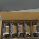 [10-Pack] Glass Meal Prep Containers with Lids, MCIRCO Food Storage Containers with Snap Locking Lids, Airtight Lunch Containers, Microwave, Oven, Freezer and Dishwasher (Gray)