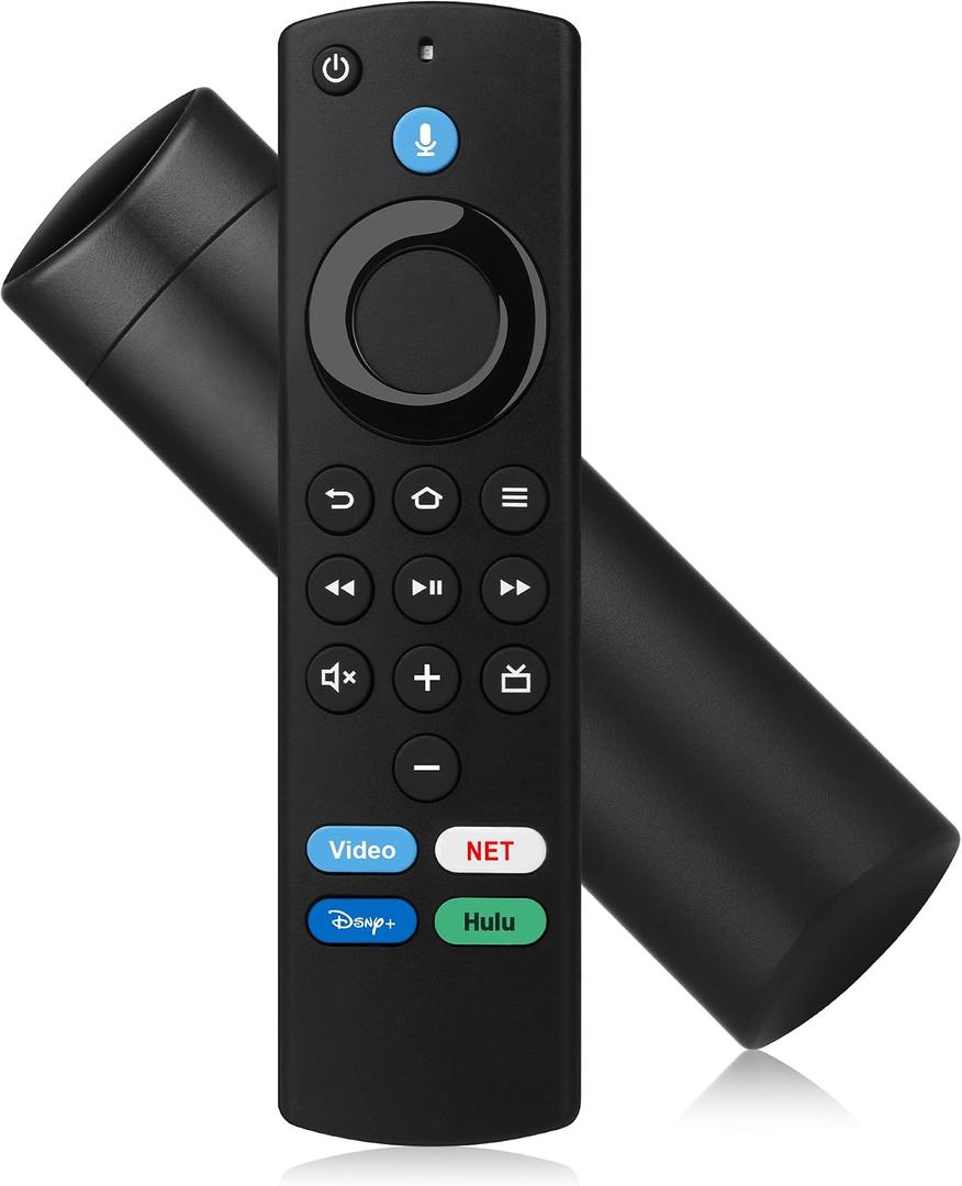 Replacement Voice Remote Compatible with Fires Series Smart TV Cube(1st/2nd/3rd Gen), TV Stick(4K/4K Max/Lite), Smart TVs (3rd Gen) for FireStick(2nd/3rd/Lite/HD)