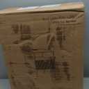 Nightstand with Drawers, Large Fluted Night Stand, End Table for Living Room, Mid Century Modern Bedside Table for Bedroom (21-White Stripe with Outlet, 1 Drawer)