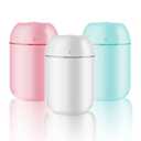 2 Pcs 330ml Small Cool Mist Humidifiers for Bedroom Indoor,Personal Mini Air Humidifier Easy Clean for Plants,Vaporizer for Congestion Portable,Desk Humidifiers for Office Bedside Nightstand Home