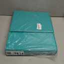 ViVin 1 Inch Round Ring View Binder for Durability, Standard 3 Ring Binder for 200 Sheets of US Letter Size Paper, PVC-Free, 6-Pack (Assorted)