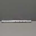 MEXAU White Tension Rod 16 To 26 Inch Spring Curtain Rod Adjustable Tension Curtain Rods No Drilling Short Tension Rod Extendable Small Spring Tension Curtain Rod for Closet Cupboard Bars Refrigerator