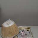 62.5" Wood Floor Lamp for Living Room Gold with Foot Switch Arc Standing Tall Lamps for Bedroom Mid Century Modern Corner Floor Lamps for Office Nursery Industrial Reading Light Room Lamp