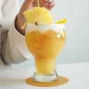 Sturdy Glass Mug Ice Coffee Cup Tumbler Easy to Clean for Home Cafe Bars