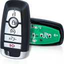 Smart Remote Key Fob Replacement for Ford F-150 Raptor F-250 F-350 F-450 F-550 2017 2018 2019 2020 2021 2022 F-650 F-750 2023, FCC ID: M3N-A2C93142600, P/N: 164-R8166