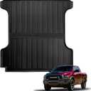 Vagbstu Truck Bed Mat,Compatible with 2019-2024 Ram 1500 Accessories 5.7 FT Bed,Non-Slip TPE Truck Bed Mats for Dodge Ram 1500 Accessories,Durable Truck Bed Liner for Pickup Truck Flush Fit