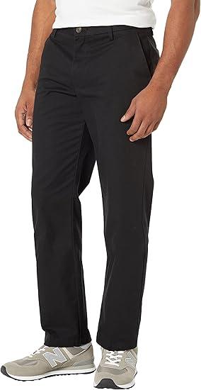 Amazon Essentials Men's Straight-Fit Wrinkle-Resistant Flat-Front Chino Pant
 Black 38W x 28L