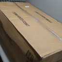 Homepop Scalloped Detail Dining Chair|Upholstered Parsons Dining Chairs |Decorative Home Furniture, Cream Textured Woven (Set of 2)