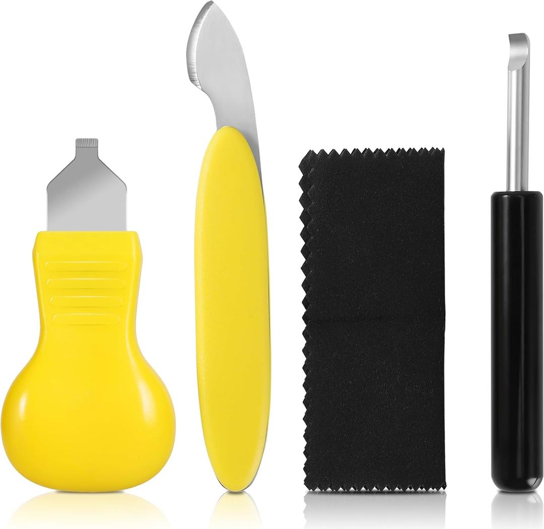 4 PCS Professional Watch Back Removal Tool Pry Back Case Opener Battery Replacement Set, Watch Repair Kits