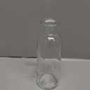 Peohud Set of 12 Glass Bud Vases, Clear Small Flower Vases, Decorative Glass Bottles Floral Vases for Home Decor, Wedding Reception, Party