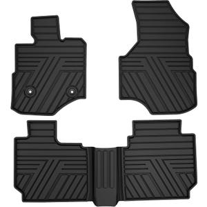Rubber Floor Mats Custom Fit for Chevy Equinox 2012-2017, Black