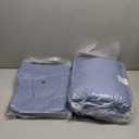 Anluoer Queen Comforter Set 7 Piece, Grayish Blue Bed in a Bag with Sheets, Comforters Queen Size Bedding Sets with 1 Comforter, 2 Pillow Shams, 2 Pillowcases, 1 Flat Sheet,1 Fitted Sheet, Grayish Blue, Queen(88"*88")