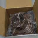 Gisafai 4'' Dryer Vent Cover Outside Walls External Extractor Fan Exhaust Vent Cap Stainless Steel Hood Cushioned Non Return Flap with Sealing Gasket Grille Screen (Brown)