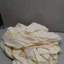 King Fitted Bed Sheet - Bottom Single Fitted Sheet Only - Ultra-Soft Hotel Luxury Bedding w/ 8-16 Inch Deep Pockets - Breathable, Cooling & Wrinkle Free - Easy-Fit, Fade & Shrink Resistant - Off White