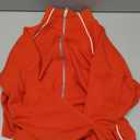 SENSERISE Womens Jumpsuits Casual Long Sleeve One Piece Jumpsuit Wide Leg Mock Neck Airport Travel Outfits with Pockets (Medium, Red)