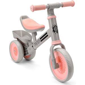 Balance Bike - Pink Tricycle for 2-4 Year Olds, Baby & Toddler Balance Bike, Kids Ride On Toy