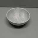 Gusto Nostro 8" Luxury White Marble Decorative Bowl for Coffee Table  Elegant Modern Fruit Bowl for Kitchen Counter  Heavy Stone Entryway Catch all for Keys, Jewelry, Potpourri Holder  Medium Size