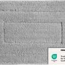 GRANNY SAYS Gray Bathroom Rug, Bath Mat for Bathroom Non-Slip, Super Soft and Water Absorbent, Microfiber Bath Rug, Machine Wash Dry, Bath Rug for Floor, Tub and Shower, 32" x 20" (Grey)