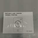 Joysea OP1 Label Maker Machine with Tape, Wireless Small Label Maker Bluetooth with Multiple Templates for Home School Office Organization, Thermal Sticker Printer Gray White