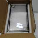 EHWINE 12 Pack Acrylic Sign Holder 4 x 6, Double Sided Black Picture Frame Stand up Table Top Sign Holders, Clear Display Stand Menu Flyer Holder for Wedding Party(Provide Non-slip Mats)