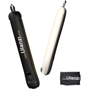 Ulanzi UA12 Bi-Color Inflatable Tube Light, Foldable LED Video Light for Photography, 2700K-6500K, 12W 2500mAh Rechargeable Photography Light Bar 1/4" Mount LED Lighting Wand Stick for Video Shooting