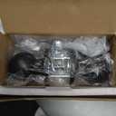 Ulecoce Fingerprint Keypad Deadbolt with Handle Set, Keyless Entry Door Lock, Door Locks for Front Door Lock Set, App Control, Auto Locking, Easy to Install, Oil Rubbed Bronze