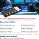 357F9 0GFJ6 Laptop Battery for Dell 15 7000 7559 7567 7566 7759 7557 5577 INS15PD Series P57F P57F003 P65F P65F001 71JF4 0GFJ6 071JF4 Gaming 15 7559 i7559 i7559-5012GRY 7557 i7557 i5577-7342blk-pus