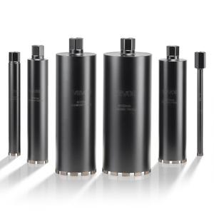 VEVOR Core Drill Bit, 6 Pieces, 1/2/3/4/5/6 inch Diameter, 14 inch Drilling Depth, 1-1/4 in-7 Internal Thread, High-Precision Welding, Wet Diamond Core Bit for Reinforced Concrete, Bricks, and Masonry