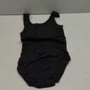 Nebility Bodysuit Shapewear for Women Tummy Control Body Shaper Faja Waist Trainer Seamless Body Suit Round Neck Tank Tops (Black, S)