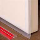 Benory 20Ft T-Shaped Silicone Weather Stripping Seal, Door Seal Tape for Doors and Windows, Blocks Cold Drafts and Reduces Noise (1.38"W x 20Ft, Clear)