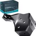 Right-Hand Passenger Side Front Bumper Bracket for Freightliner Cascadia & M2 106-21-29688-001 Replacement, 3" Forward Extension, Aluminum Alloy, Black Finish