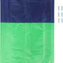 Swing Set Replacement Tarp, 210D Oxford Cloth Swing Set Canvas Cover, Waterproof and Dust Proof Canopy Cover, Multicolor, for Hiking, Camping(Green + Gray + Blue)