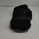 Oeihuivt Weekender Bags for Women - 21 Inch Large Travel Duffel Bag 2-Piece Set with Shoe Compartment, Heavy-Duty Canvas Leather Carry On Overnight Tote (Black + 1 Extra Pack)