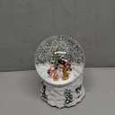 Snowmen Christmas Snow Globe, Musical Lighted with 6H Time Snowman Water Lantern with Swirling Glitter, Christmas Holiday Party Gifts and Decorations