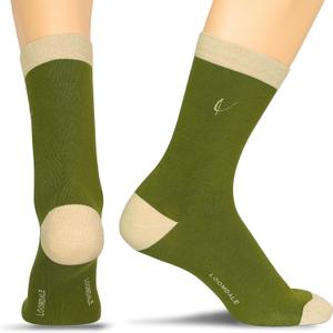 Eco-Friendly Recycled Coffee Socks for Men & Women - Moisture-Wicking - Perfect for Hiking, Running, Daily Wear (Green)
