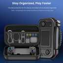 Wireless Phone Controller and Storage Case for iPhone/Android with Hall Joystick, LED, No Deadzone Mobile Gaming Controller Support Xbox Game Pass, Steam Link, GeForce Now, Call of Duty, Cloud Gamepad for iOS