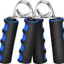 E-smartinlife Hand Grip Strengthener Set, Finger Gripper - Soft Foam Hand Exerciser for Quickly Increasing Wrist Forearm and Finger Strength, 2 Pack